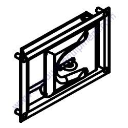 Y0605012309 (0605012309) DOOR HANDLE ASSEMBLY Multiquip DCA70SSJU4F Generator