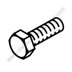 0029205012 HEX HEAD BOLT Multiquip DCA70SSJU4F Generator