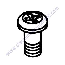 0021106015 MACHINE SCREW Multiquip DCA70SSJU4F Generator