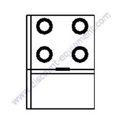 M1305200204 ENGINE FOOT Multiquip DCA25SSIU4F Generator