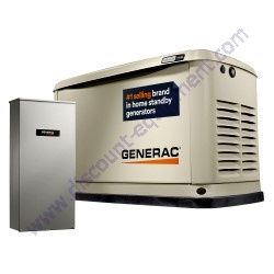 Generac G0072240 Standby Generator 14kW 16-Circuit Transfer Switch WiFi Enabled Guardian Series