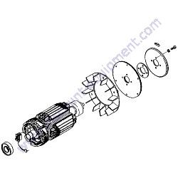 B1110200602 ROTOR ASSEMBLY Multiquip DCA20SPXU4F Generator