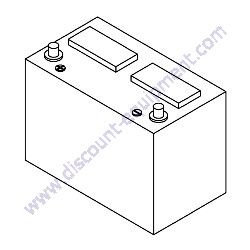 0602220199 BATTERY Multiquip DCA40SSKU4F2 Generator
