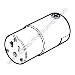 HBL5369C CONNECTOR 20AMP 125V Multiquip DCA40SSKU4F2 Generator
