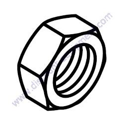 0039310000 HEX NUT Multiquip DCA45SSIU4F Generator