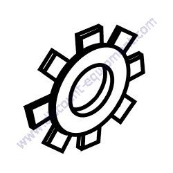 0040508000 TOOTHED WASHER Multiquip DCA45SSIU4F Generator