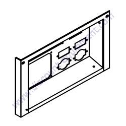 M1454200402 SPLASHER PANEL Multiquip DCA45SSIU4F Generator