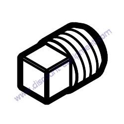 Y0603306793 SQUARE HEAD PIPE PLUG 1/2" Multiquip DCA45SSIU4F Generator