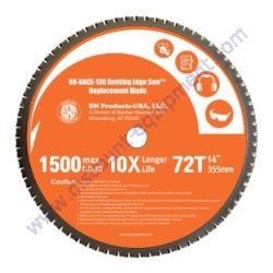 RB-BNCE-130 BENNER-NAWMAN TCT Replacement Blade 14" (355 mm) BNCE-130 Cutting Edge Chop Saw