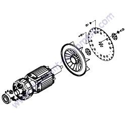 B5110000402 ROTOR ASSEMBLY Multiquip DCA36SPXU4F Generator