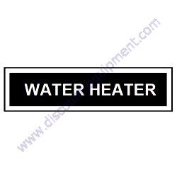 M1940011005Q DECAL WATER HEATER 120V INPUT Multiquip DCA36SPXU4F Generator
