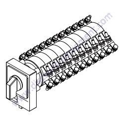 M2270100104 SELECTOR SWITCH Multiquip DCA70SSIU4F Generator