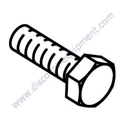 Y0013616035 HEX HEAD BOLT Multiquip DCA70SSIU4F Generator