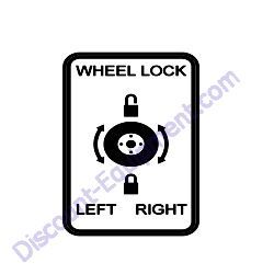 14048 Decal Wheel Lock Barreto 13SGH-16SGB Stump Grinder