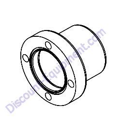 10142 OUTBOARD BEARING HOUSING 4 BOLT Barreto 916H-918H Tiller