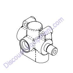 04016 ACTUATOR VALVE O-RING PORTS Barreto 1320H-1620B Tiller