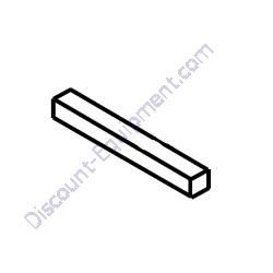 05018 KEY 1/4 X 1/4 X 1-1/4 HARDENED Barreto 1320H-1620B Tiller