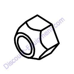 05042 NUT LUG 1/2-20 NF Barreto 1320H-1620B Tiller