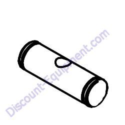 02027-U PIN HANDLE BAR ADJUSTMENT UPPER Barreto 1320H-1620B Tiller
