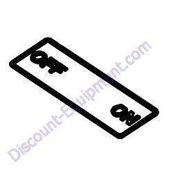 03341-07 DECAL IGNITION OFF/ON Barreto 1320H-1620B Tiller