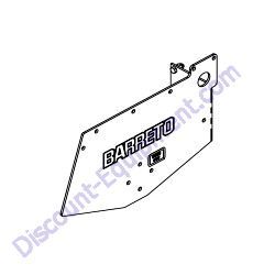10538 RH SIDE PLATE TINE SECTION Barreto 1320H-1620B Tiller