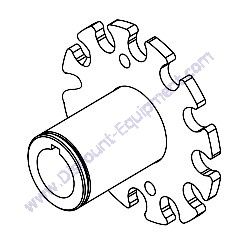 02269 WHEEL HUB Barreto 1320H-1620B Tiller