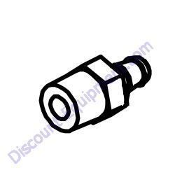10559-1 FITTING 1/4 NPT TO 1/4 HOSE BIB STRAIGHT Barreto 1620B Tiller