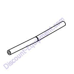 11346 HOSE 1/4" GASOLINE 4L5 11" LONG Barreto 1620B Tiller