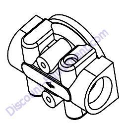 04212-OR-U (04212-OR-TL) FILTER HEAD TAP LEFT Barreto 30SG Stump Grinder