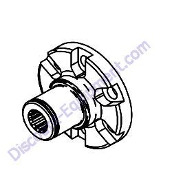 12278 DRIVE STUB SPLINED 13T Barreto 30SG Stump Grinder