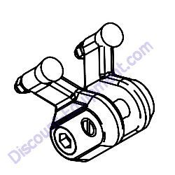 12282 TOOTH HOLDER ANGLE OUT 700 LOPRO Barreto 30SG Stump Grinder