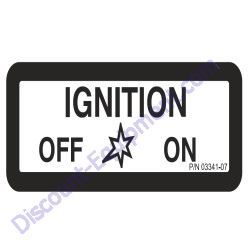 REF #16 - 03341-07 IGNITION ON-OFF Barreto 30SG Stump Grinder