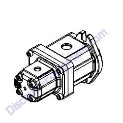 04021-W16 (04021-C16) TANDEM PUMP PNT-14+1.2 PARKER Barreto 30SG Stump Grinder