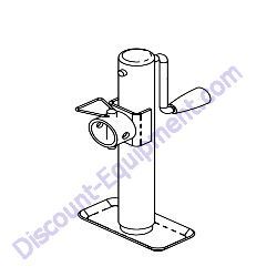 08216 SWIVEL JACK 10" LIFT Barreto 920LS-922LS Log Splitter