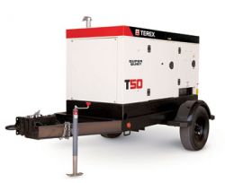 Generator Rental Towable 48KVA Diesel (Terex Super Quiet T50-P) G90S