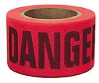Warning Tape, Red Danger 3" x 1000' (Keson BT1214)