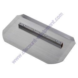 Wagman WX8140 8" X 14" SILVER COMBINATION TROWEL BLADE BAR MOUNT