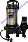 Multiquip PX400 Submersible Trash Pump, 2", Discharge, 72 GPM, 34 ft Total Head, 1 PH, 115V, 1/2 HP Electric Motor