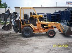 Backhoe Loader, Allmand, 2WD, 8'4"