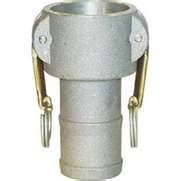 Coupler QC-400-DC 4" Female X 4"Hose Barb Aluminum, Part C