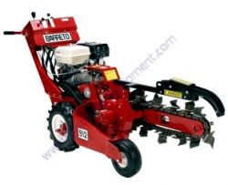 Barreto 912HM Trencher Walk Behind Mini 12" Honda 9HP GX270, Chain Not Included