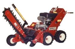 Barreto 1330D Trencher Walk Behind 30" Honda 13HP GX390, Chain Not Included