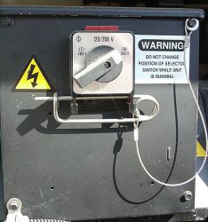 Voltage Selector Switch, 208V, 220V, 240V, 480V Discontinued - No Longer Available