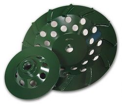 Cup, 4"-1/2x5/8-11" Utility Spiral with 9 Segs (Diamond Products 94131)
