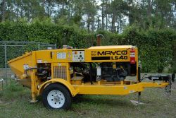 Concrete Pump, Towable Hydraulic Swing Tube (Mayco LS-40)