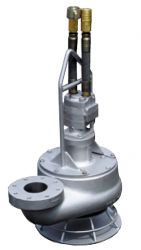 Pump, 4" Submersible - Hydraulic Sludge Pump, Aluminum (Hydra-Tech S4THL)