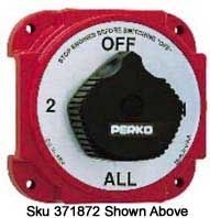 Battery Switch,- 4 POS, 380 Cont./850 Inter. Amps (Part#8603DP)