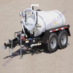 Wylie EXP-500L-S Water Trailer 500 Gallon Surge Brakes w/ 2" Gas Pump