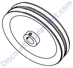 ST38450 Sheave for Toro/Stone Mixers