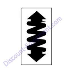 00832132 Decal Pre-tensioned Spring Bomag BT60-4 Tamper